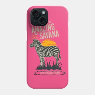 Amazing Savana Zebra Phone Case