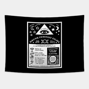 DFF Psychic Flyer (White ink) Tapestry