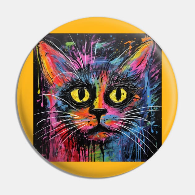 Abstract cat painting Pin by hnueng111