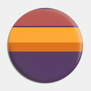 An occassional harmony of Old Heliotrope, Dark Mauve, Giant'S Club, Brownish Orange and Mango stripes. Pin