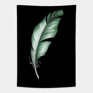 Green feather Tapestry