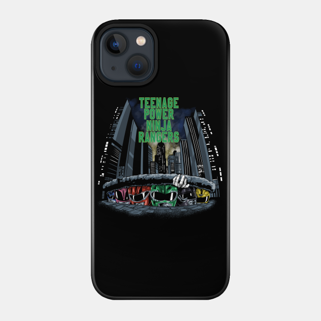 Teenage Power Ninja Rangers - Power Rangers - Phone Case