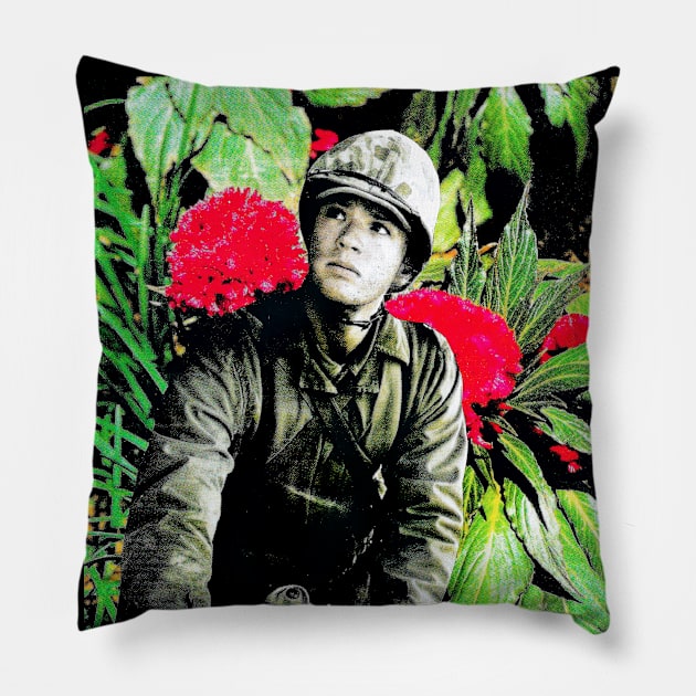 Military Veteran Gift Pearl Harbor War Navy Soldier Pillow by seruniartworks