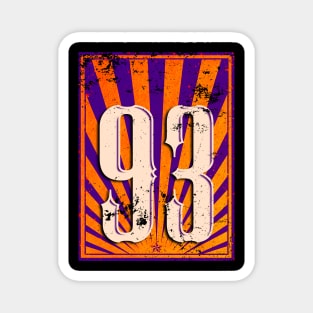 93 Retro Logo Style Magnet