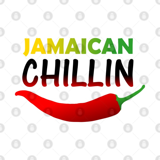 Jamaican Chillin Chili Pepper Pun by Jahmar Anderson