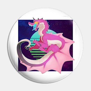 Neon Dragon Pin