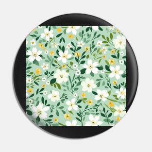 Floral Spring Meadow Daisy Buttercup Bloom Pin