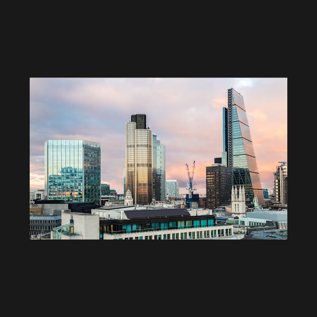 City of London Evening Skyline by GrahamPrentice