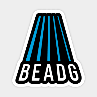 Bass Player Gift - BEADG 5 String Bass Guitar Perspective Magnet