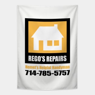 Rego's Repairs Tapestry