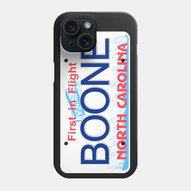 Boone North Carolina License Plate Phone Case by Mel's Designs