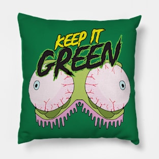 Green Eyes Pillow