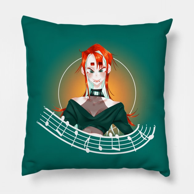 nice haircut Pillow by SnakeRibs