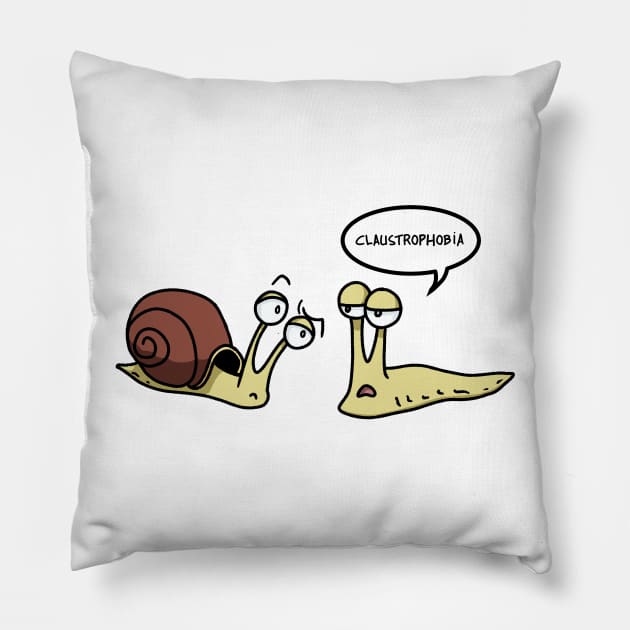 Claustrophobia Pillow by rsurroca