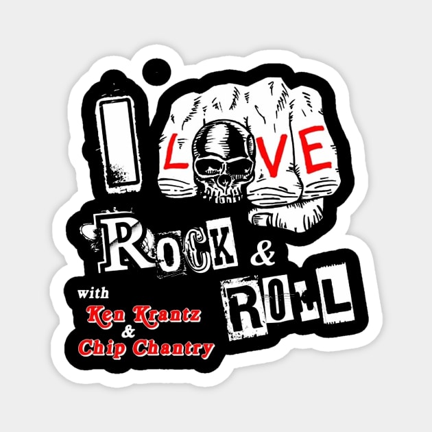 I Love Rock and Roll Magnet by A Shared Universe