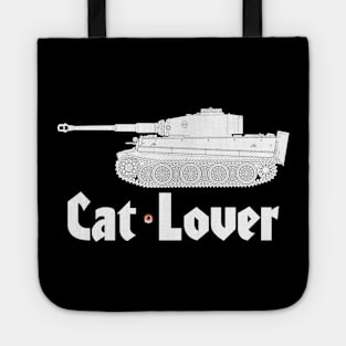 I'm a cat lover! Steel cats... Tiger I Tank Tote