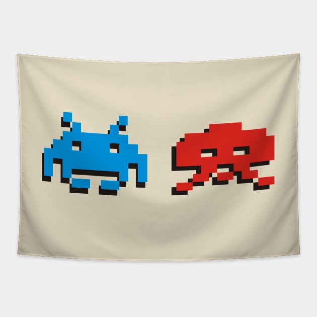 Space Invaders Tapestry by RoswellWitness