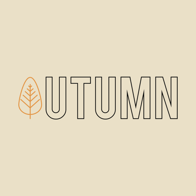 Autumn leaf text by BleizerShtorn