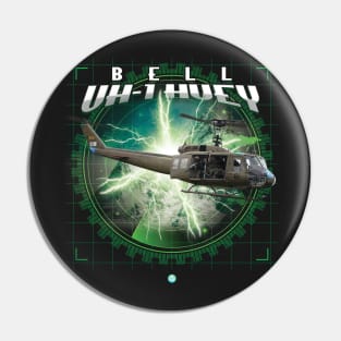 UH 1 Huey Vietnam Helicopter Crew Gift Pin