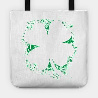 Vintage Green Leaf St Patricks Day Party Retro Design Tote