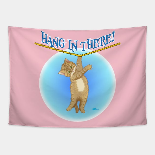 Hang In There Tapestry by NN Tease