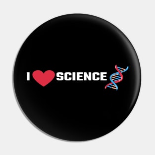 I Love Science/I Heart Science Pin