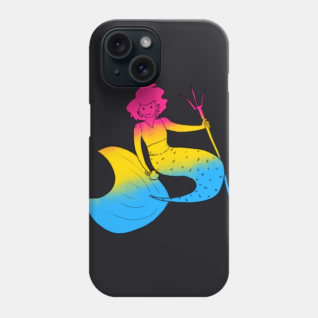 Pan Mermaid Phone Case by AlexTal