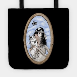 Pirat mit seinem Hund - Pirate With His Dog Tote