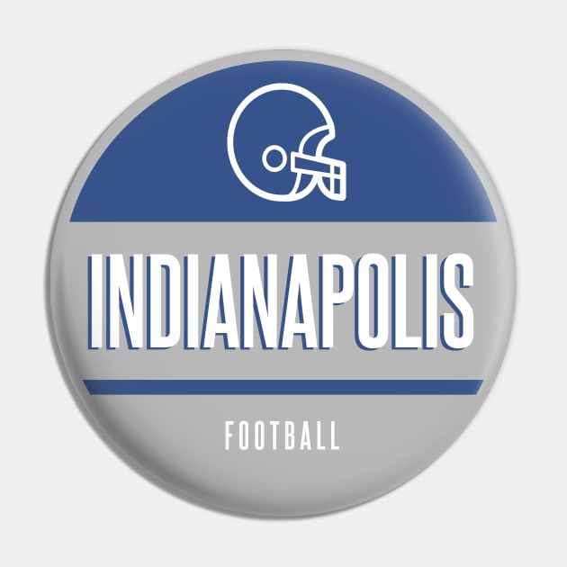 Indianapolis retro football Pin by BVHstudio