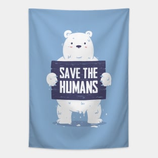 Save The Humans Tapestry