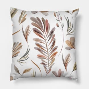 Summer Leaves Pattern Pillow