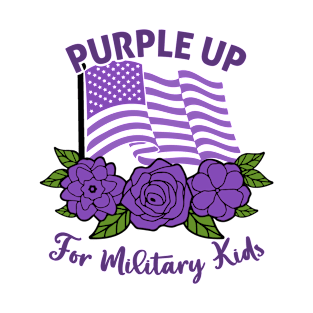 Purple Up For Military Kids T-Shirt