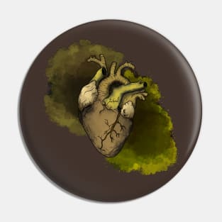 Watercolor Heart (Decayed) Pin