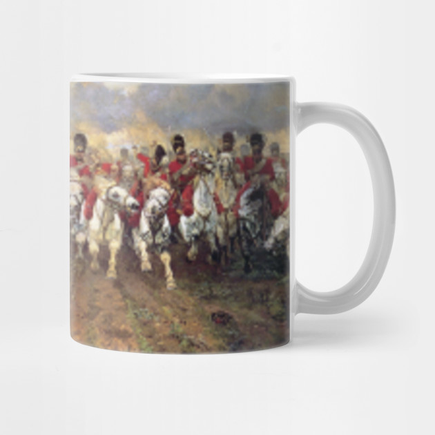 Scotland Forever 1881 Battle Of Waterloo Lady Butler Charge Of
