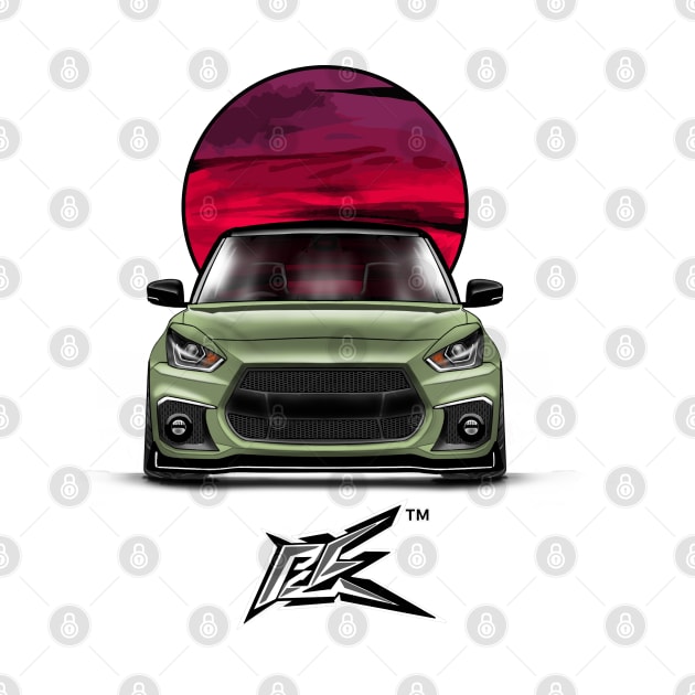 maruti suzuki swift pale green by naquash