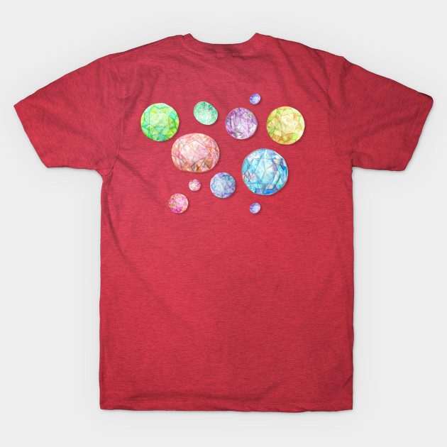 Discover Watercolor Gemstones - Watercolor Gemstones - T-Shirt