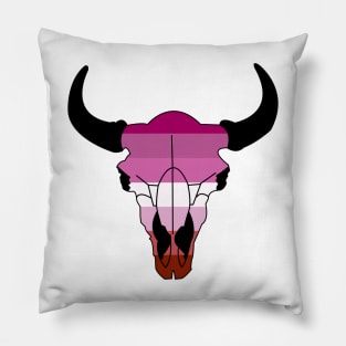 Bison Lesbian Pride! Pillow