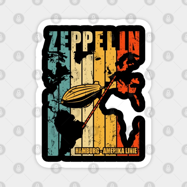 Zeppelin Vintage Magnet by Saamdibilquraniart