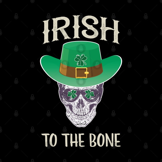 St Patricks Day Shirt Boys Irish To The Bone Shirt by JJDezigns