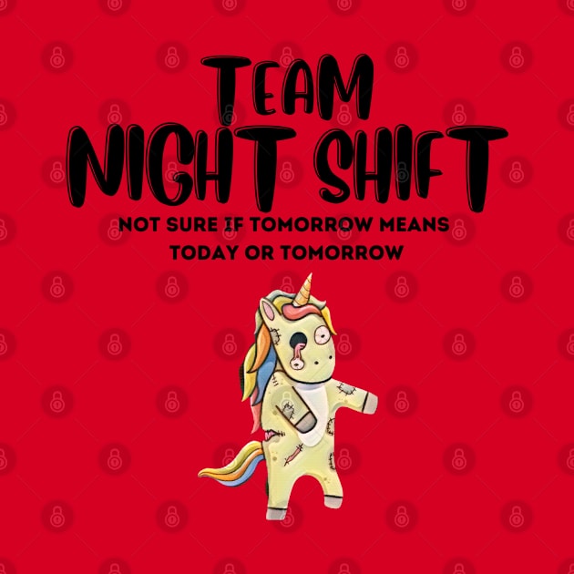 Night Shift Team - Zombie Unicorn! by Barts Arts