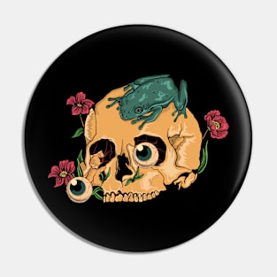 Skull Frog T-Shirt Pin