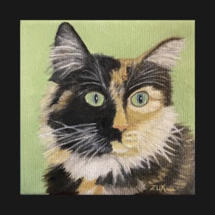 Tortoiseshell Cat Face T-Shirt