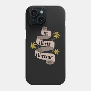 In books freedom Phone Case