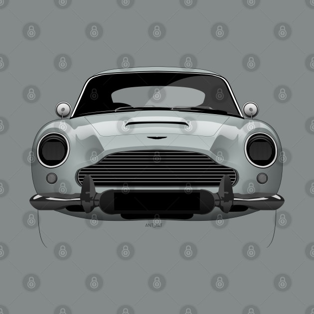 DB5 by Four Wheels Illustrations