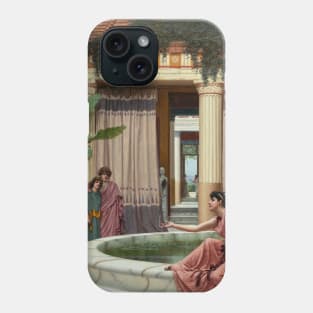 Innocent Amusements by John William Godward Phone Case