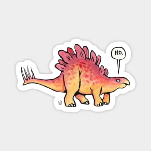 Stegosaurus says NO Magnet