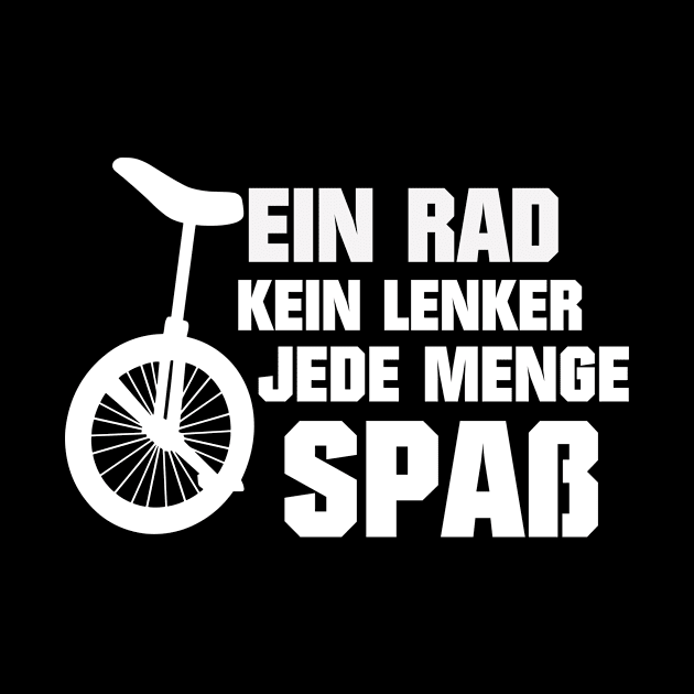 Einrad Einradfahrer Unicycle Geschenk by UNKREATIVDESIGNS