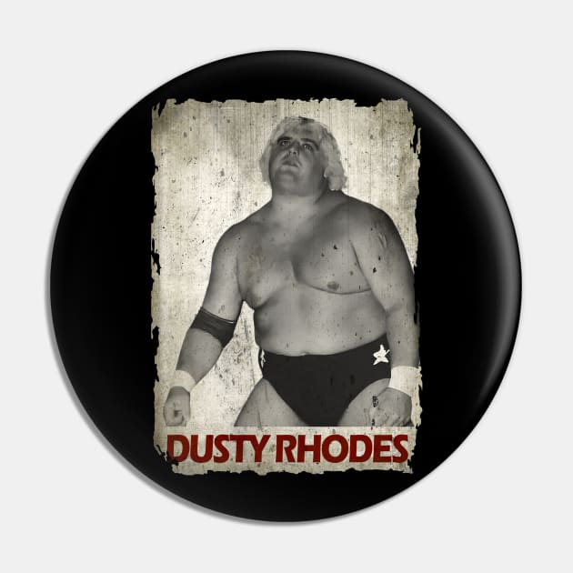 Dusty Rhodes Pin by WHITE ANGEL STUDIO