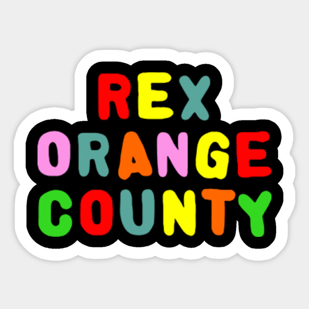 Rex Orange County Rex Orange County Sticker TeePublic