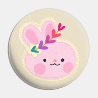 Bunny Face Pin